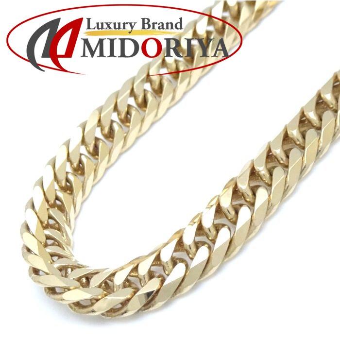 喜平ネックレス K18YG イエローゴールド 6面 ダブル 50cm 50.5g/75223  