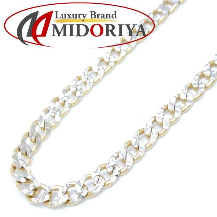 チェーン ネックレス 49.5cm 10.8グラム コンビカラー K18YG イエロー  