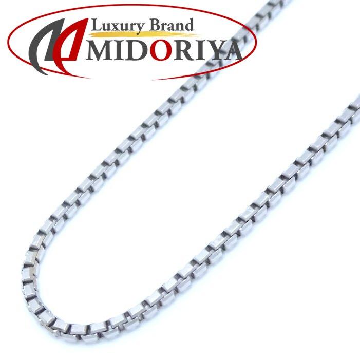 ベネチアン チェーン ネックレス 40cm 4.8グラム Pt850プラチナ/75483  