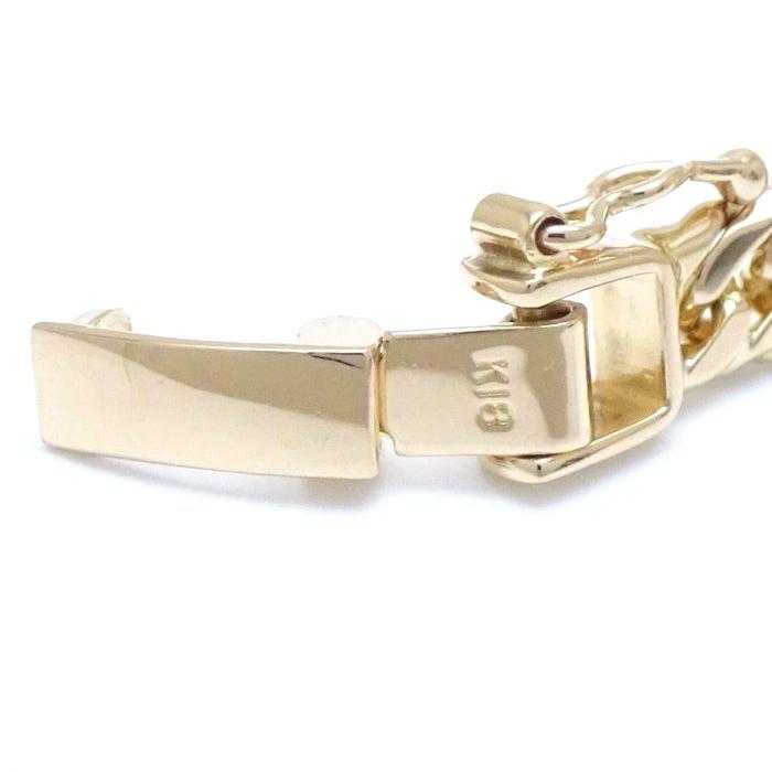 喜平ネックレス K18YG イエローゴールド 6面 ダブル 50cm 30.1g/75530