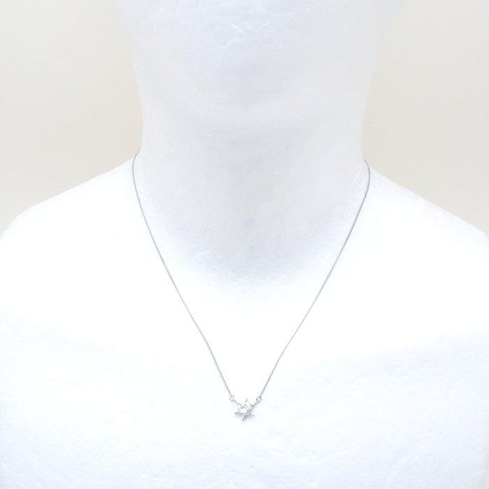 ダイヤモンド ネックレス 一粒ダイヤモンド0.53ct Pt900プラチナxPt850 