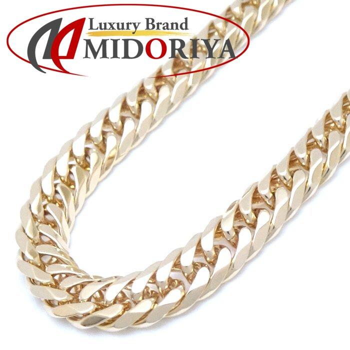 喜平ネックレス K18YG イエローゴールド 6面 ダブル 40cm 19.8g/75675  