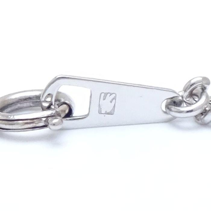 喜平ネックレス Pt850プラチナ 2面 シングル 40cm 10.2g/75717【中古  