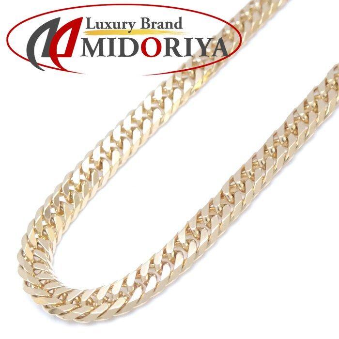 喜平ネックレス K18YG イエローゴールド 6面 ダブル 40cm 10.9g/75745  