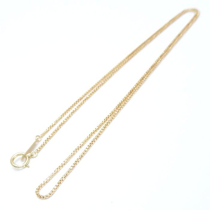 s*n様 K18ベネチアンゴールドネックレス 約40cm 5g 美品 ベネチアン チェーン ネックレス 40cm 2.8グラム K18YG イエロー