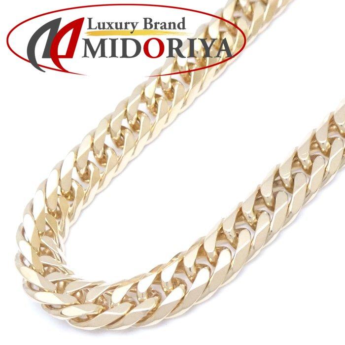 喜平ネックレス K18YG イエローゴールド 6面 ダブル 50.5cm 49.5g  