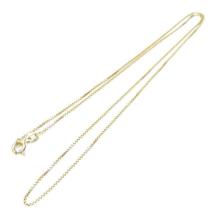 【美品】ネックレス チェーン ベネチアン K18 18金 ベネチアン チェーン ネックレス 51cm K18YG イエローゴールド