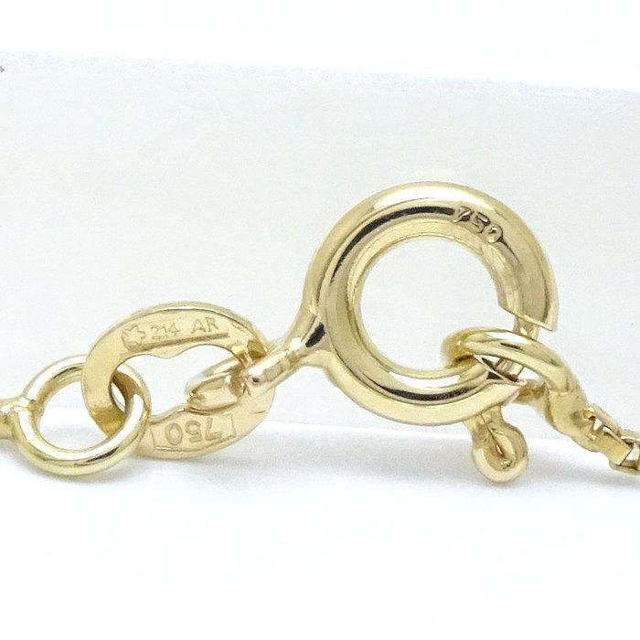 【美品】ネックレス チェーン ベネチアン K18 18金 ベネチアン チェーン ネックレス 51cm K18YG イエローゴールド