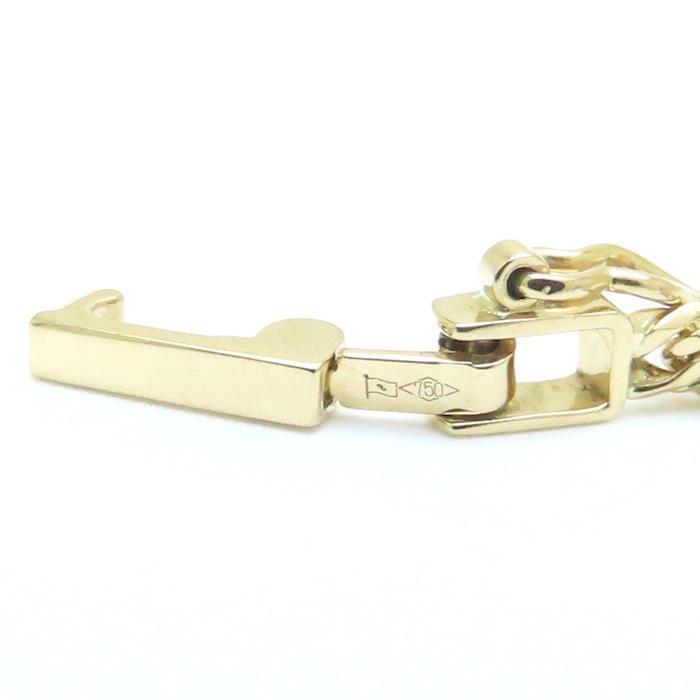 喜平ネックレス K18YG イエローゴールド 6面 ダブル 45cm 10.2g/76029