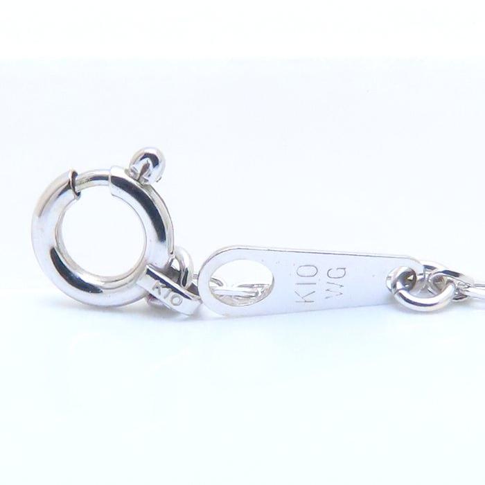 ダイヤモンド クロス ネックレス Wチェーン ダイヤモンド0.05ct/0.016 