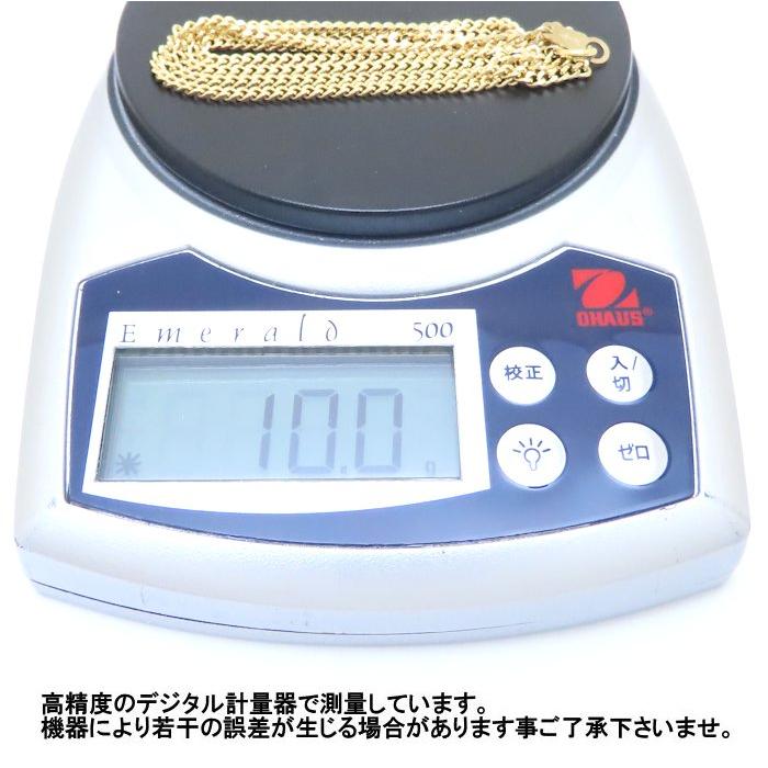 喜平ネックレス K18YG イエローゴールド メンズ 2面 シングル 50cm 10g/76279【中古】