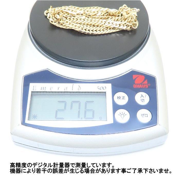 喜平ネックレス K18YG イエローゴールド レディース 6面 ダブル 45cm 27.6g/76352【中古】_1