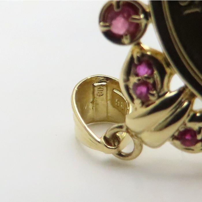 K24 1/5oz マン島 キャット コイントップ ルビー0.86ct エリザベス女王