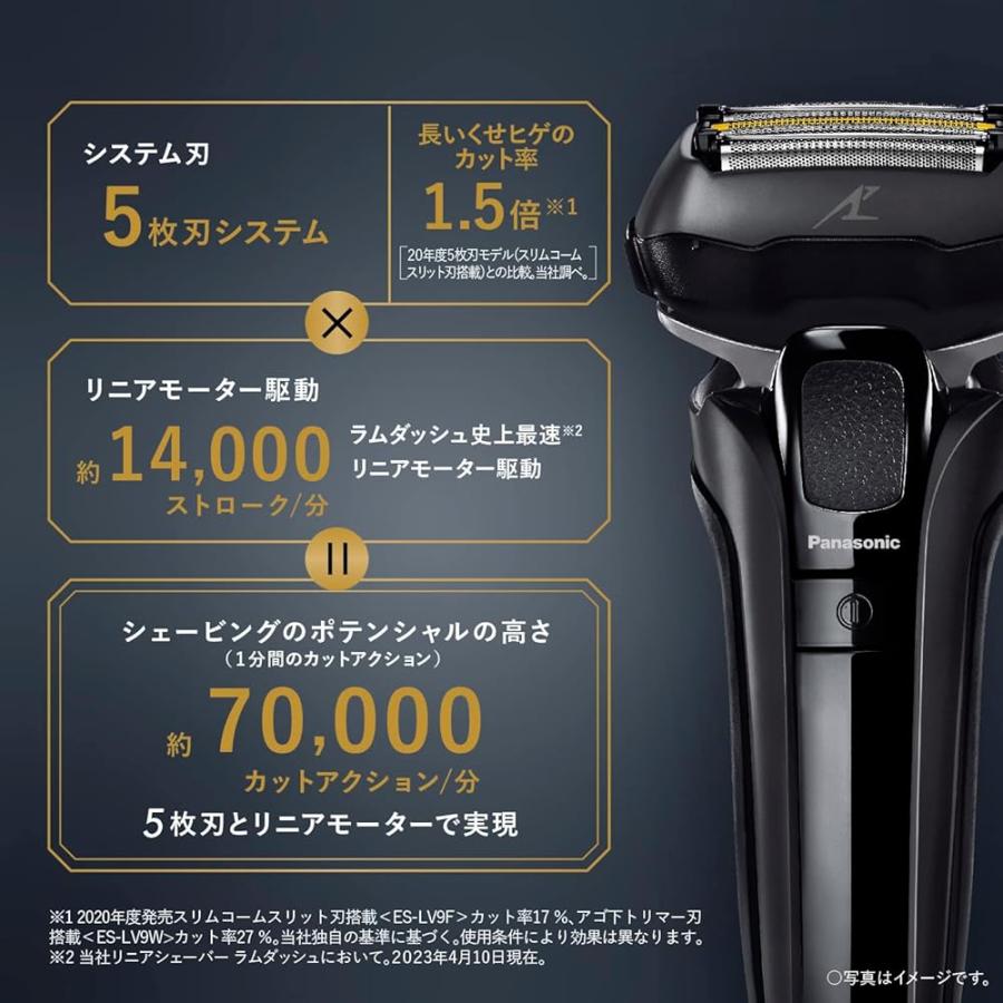 パナソニック ラムダッシュPRO メンズシェーバー 5枚刃 お風呂剃り可