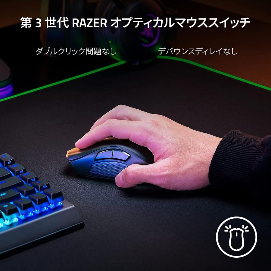 Razer レイザー Naga V2 Pro ゲーミングマウス ワイヤレス 無線 最大19+1ボタン 多ボタン 多ボタンマウスの画像