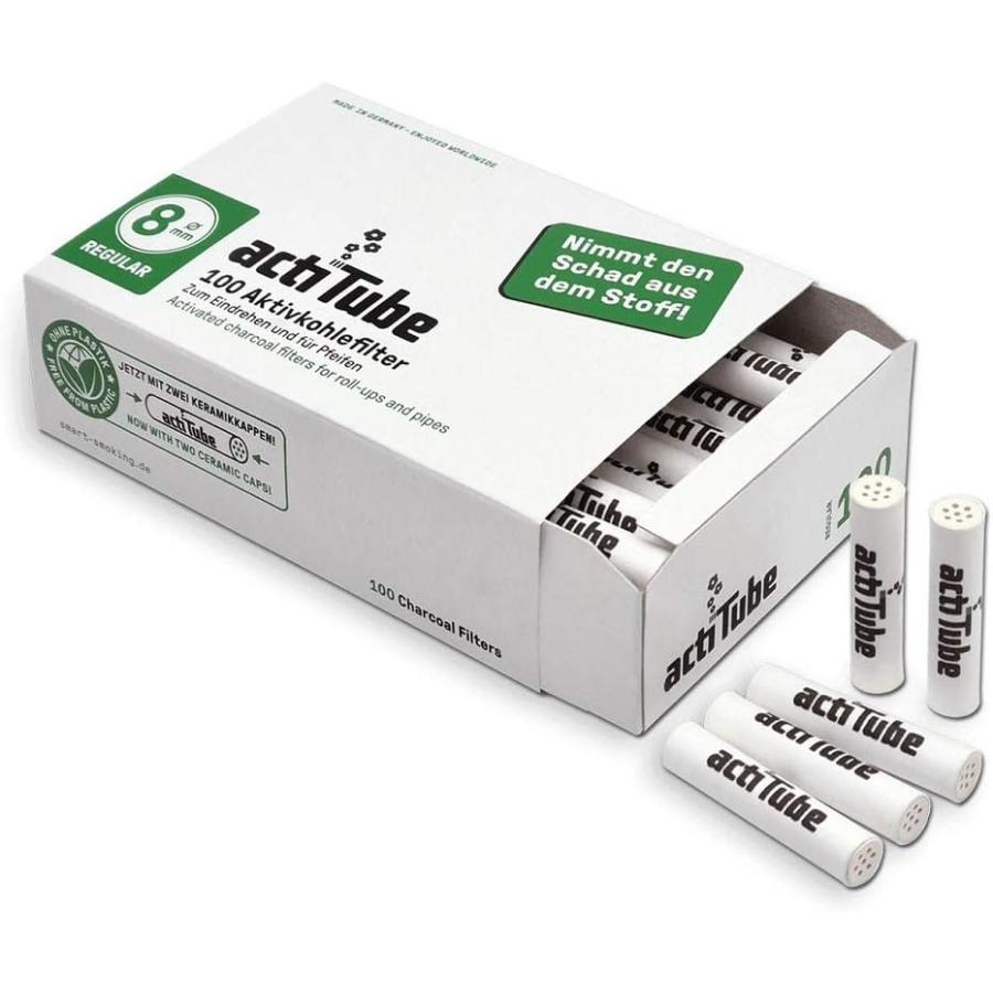 タバコ フィルター actitube アクティチューブ 活性炭入り レギュラー