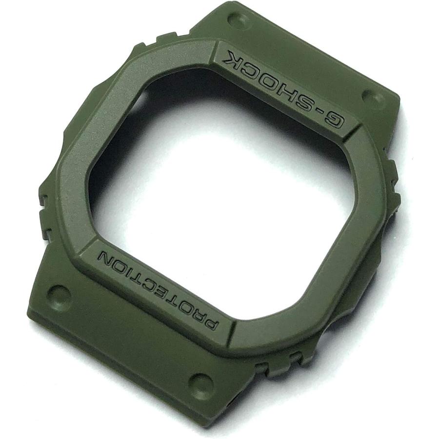 CASIO カシオ ベゼル カバー G-SHOCK Gショック 腕時計 Olive Green 緑 ベゼルカバー ケース 交換用 DW-5600M-3 純正 10512604｜phatee｜02
