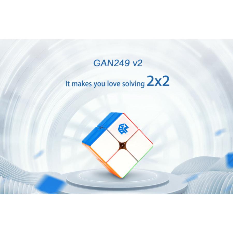 GANCUBE GAN 249 v2 ステッカーレス 2x2 スピードキューブ ミニキューブ 2x2x2 ルービックキューブ ガンキューブ|phatee|02