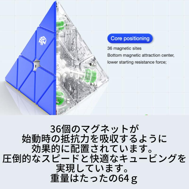 2024年版 GANCUBE GAN Pyraminx Standard ピラミッド ピラミンクス スピードキューブ ミニキューブ ルービックキューブ ガンキューブ｜phatee｜05