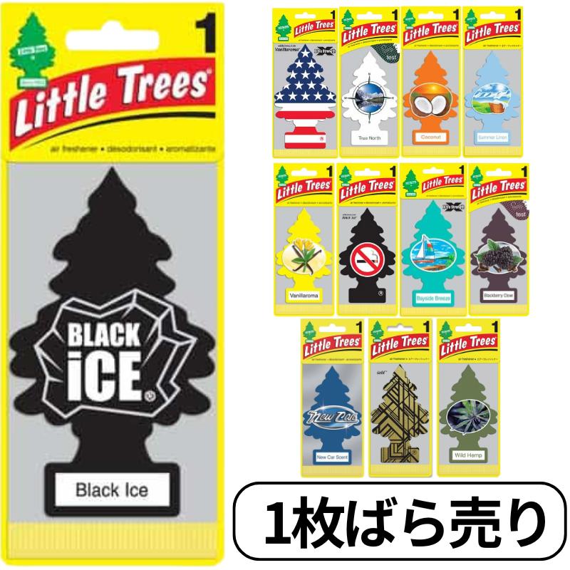 リトルツリー Little Trees エアーフレッシュナー 芳香剤 車 ブラック 
