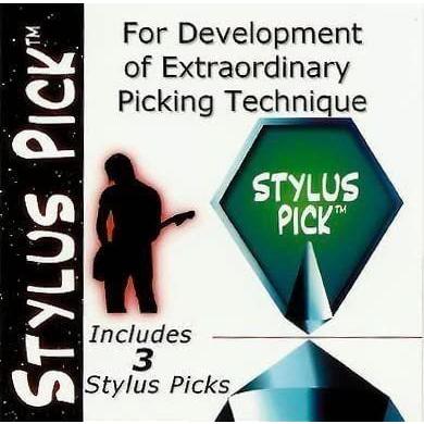 スタイラスピック STYLUS PICK 赤 3枚セット　ギター　ピック　速弾き　ピッキング　練習