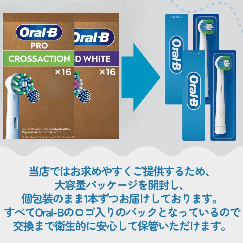 ブラウン オーラルB 替えブラシ 純正 oral b EB20 ベーシック ブラシ 8本セット | オーラルB | 06