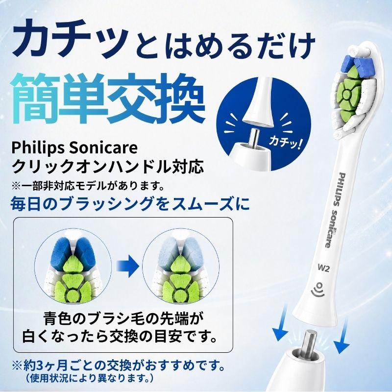 ソニッケアー 電動歯ブラシ 替えブラシ フィリップス ホワイトプラス 4
