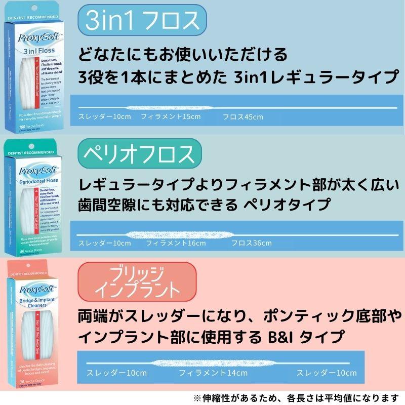 Proxysoft プロキシソフト ソートン ブリッジクリーナー インプラントクリーナー 2in1 スレッダー B&Iタイプ 歯間フロス デンタルフロス 30本入り 輸入品 |  | 02