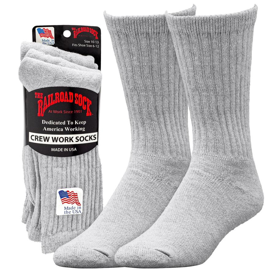 Railroad Sock（レイルロードソック） クルー ソックス 3足 セット