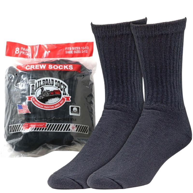 Railroad Sock（レイルロードソック） クルーソックス 8足セット MADE
