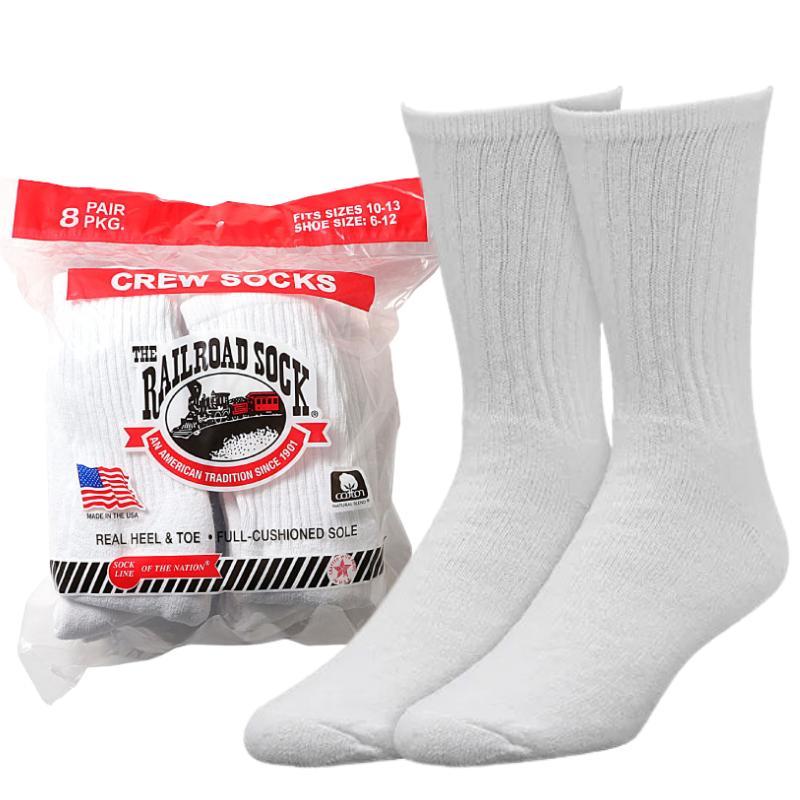 Railroad Sock（レイルロードソック） クルーソックス 8足セット MADE