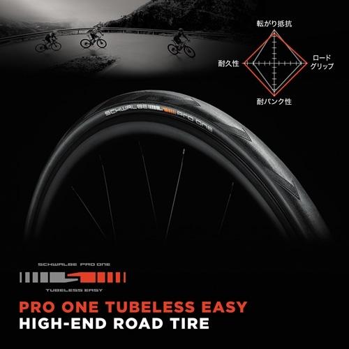 シュワルベ PRO ONE チューブレスタイヤ 2本セット SCHWALBE シュワルベ PRO ONE TUBELESS EASY（プロワン