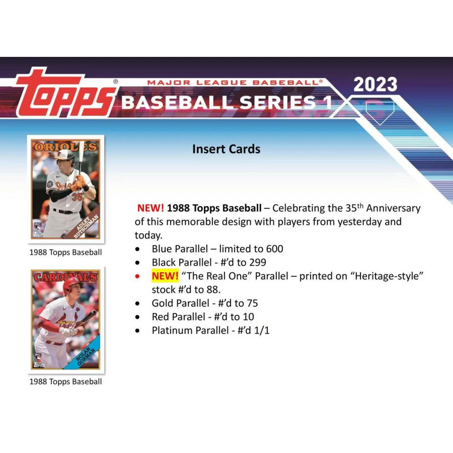 2023 トップス シリーズ1 ベースボール カード ブラスターボックス MLB