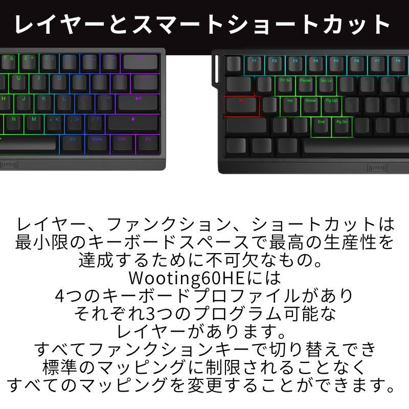Wooting 60HE+ ノートパソコン ゲーミング キーボード ARM ANSI Wooting 60HE+ ノートパソコン ゲーミング キーボード ARM ANSI