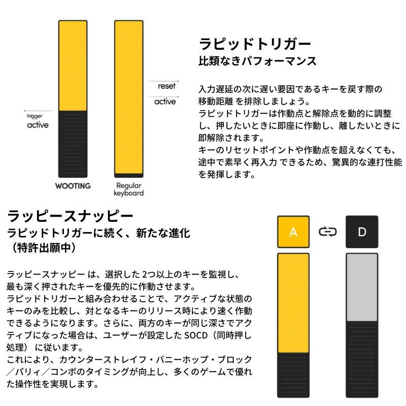 Wooting 80HE Linear60 v2 英語配列 US-ANSI ラピッドトリガー Wooting 80HE Linear60 v2 英語配列 US-ANSI ラピッドトリガー