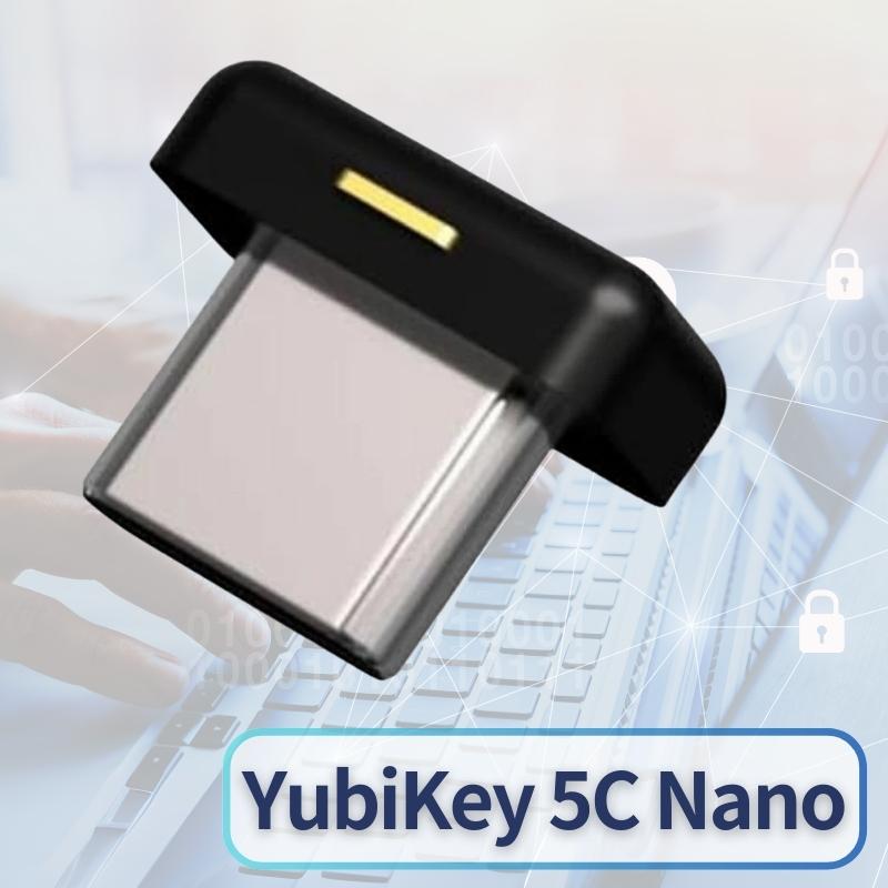 Yubico ユビキー セキュリティキー YubiKey 5C Nano USB-C 2ファクター