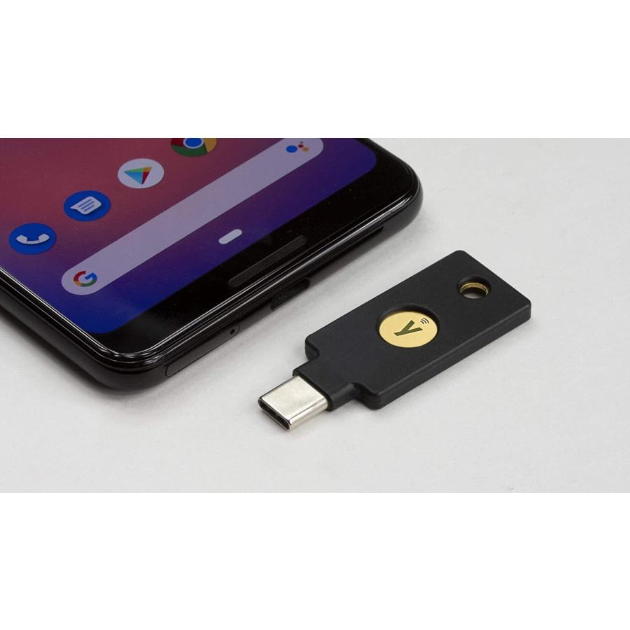 Yubico セキュリティキー YubiKey 5C NFC USB-C ユビキー FIDO2 WebAuthn U2F 2段階認証 高耐久性 耐衝撃性 防水 【輸入品】｜phatee｜03