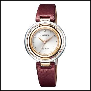 シチズン L Arcly Series アークリーシリーズ ソーラー 時計 レディース 腕時計 EM0669-21X