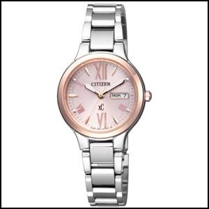 2021春の新作 ソーラー  クロスシー シチズン 時計 EW3224-53W 腕時計 レディース デイデイト 腕時計