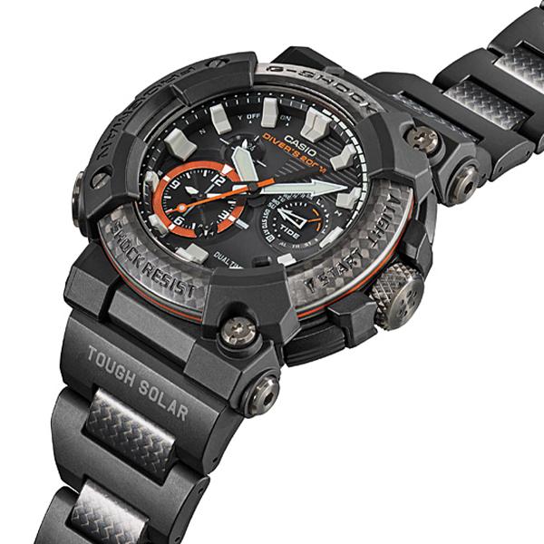 カシオ G-SHOCK（ジーショック） MASTER OF G FROGMAN ソーラー 電波 メンズ 腕時計 GWF-A1000XC-1AJF｜phaze-one｜04