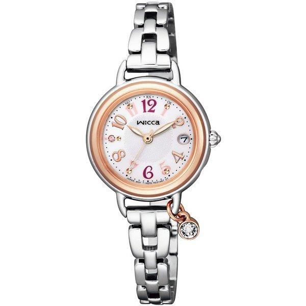 シチズン ウィッカ ブレスライン ソーラー 電波 レディース 腕時計 KL0-511-11