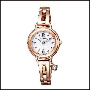 シチズン ウィッカ ブレスライン HAPPY DIARY ソーラー 電波 時計 レディース 腕時計 KL0-961-11