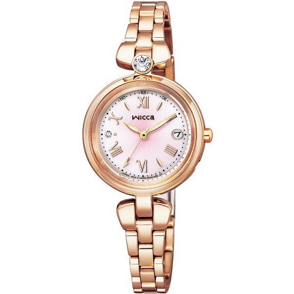 シチズン ウィッカ ティアラスターコレクション ソーラー 電波 時計 レディース 腕時計 KS1-660-93