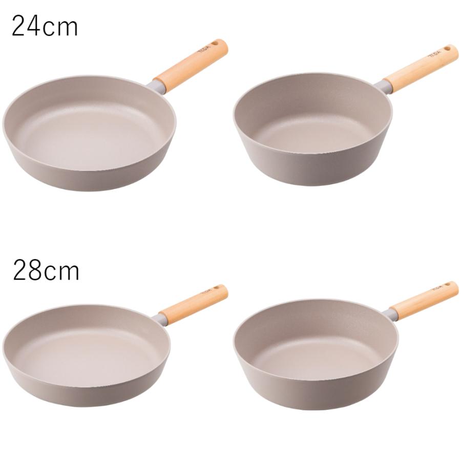 レビュー特典あり】軽量 コーティング 深型 マルチパン 28cm TIDA