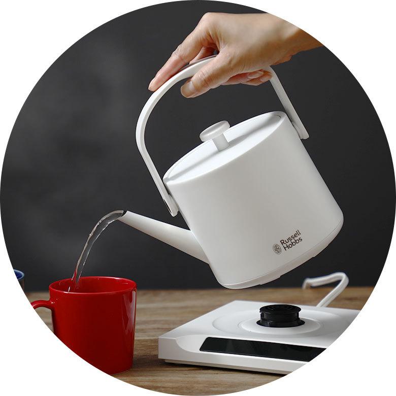 RUSSELL HOBBS 【レビュー特典あり】ラッセルホブス Tケトル ホワイト