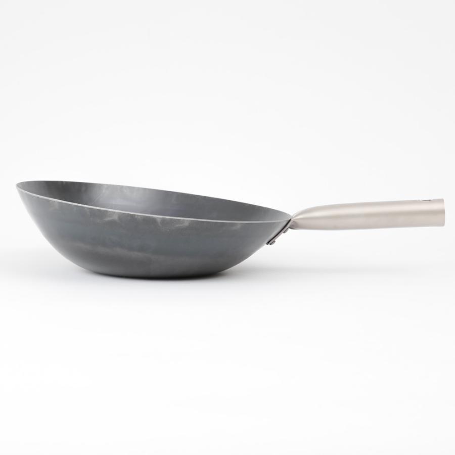 山田工業所 ハナコHANAKO 打出炒め鍋 チタンハンドル 27cm 鉄 山田工業所 ハナコHANAKO 打出炒め鍋 チタンハンドル 27cm 鉄
