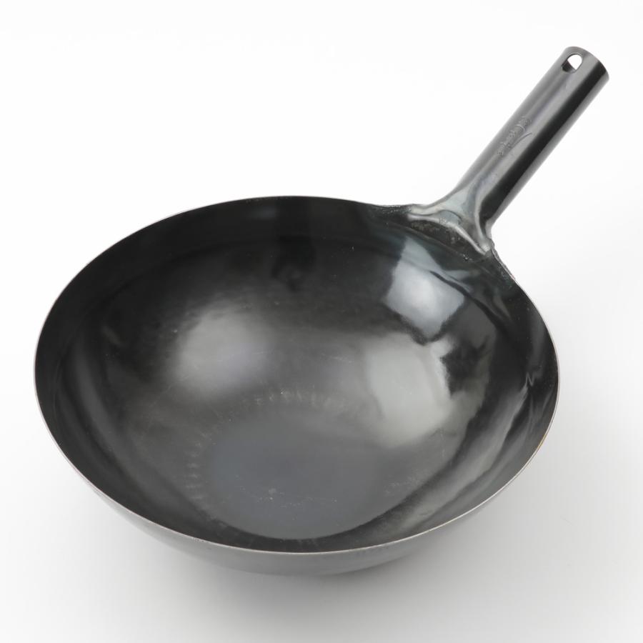 おまけつき 山田工業所 鉄打出し 片手中華鍋 30cm 中華鍋 中華