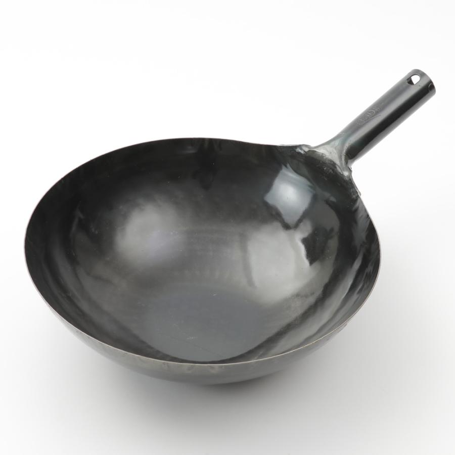 おまけつき 山田工業所 鉄打出し 片手中華鍋 33cm 中華鍋 中華