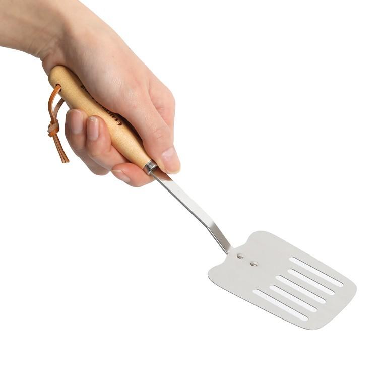 グルメランド 子供用木柄のミニステンレスターナー キッズ用 キッチンツール Ok キッチン雑貨shopガンバレ奥さん 通販 Yahoo ショッピング