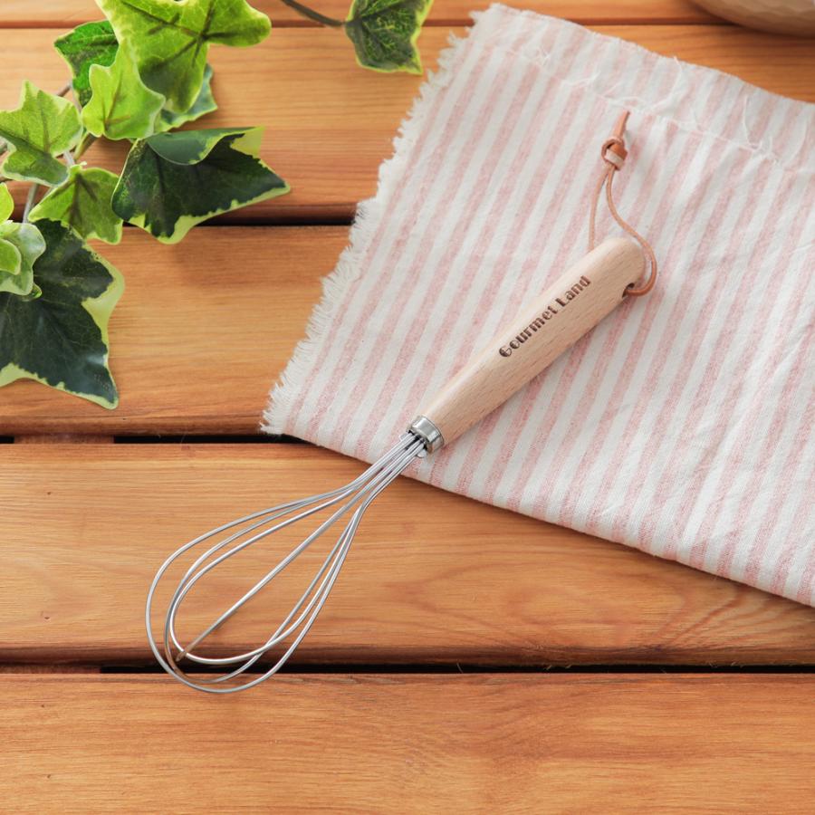 グルメランド 子供用木柄のミニステンレス泡立て器 キッズ用 キッチンツール Ok キッチン雑貨shopガンバレ奥さん 通販 Yahoo ショッピング